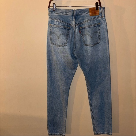 Levi’s Premium Women’s 501 Skinny Blue Distressed Jeans 28/30 - Picture 5 of 10